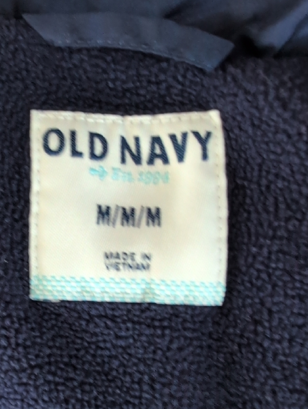 Old Navy Navy Blue Quilted Puffer Vest M          Q234 - Picture 5 of 7